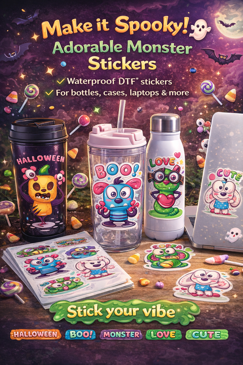Custom UV DTF Stickers – Peel & Stick for Hard Surfaces