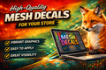 Custom Mesh Decals (One-Way Vision Print)