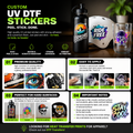 Custom UV DTF Stickers – Peel & Stick for Hard Surfaces