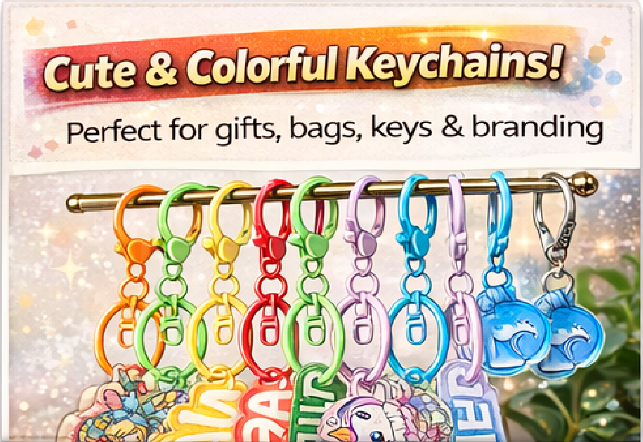 Custom Acrylic Keychains – Personalized Name & Design Keychains
