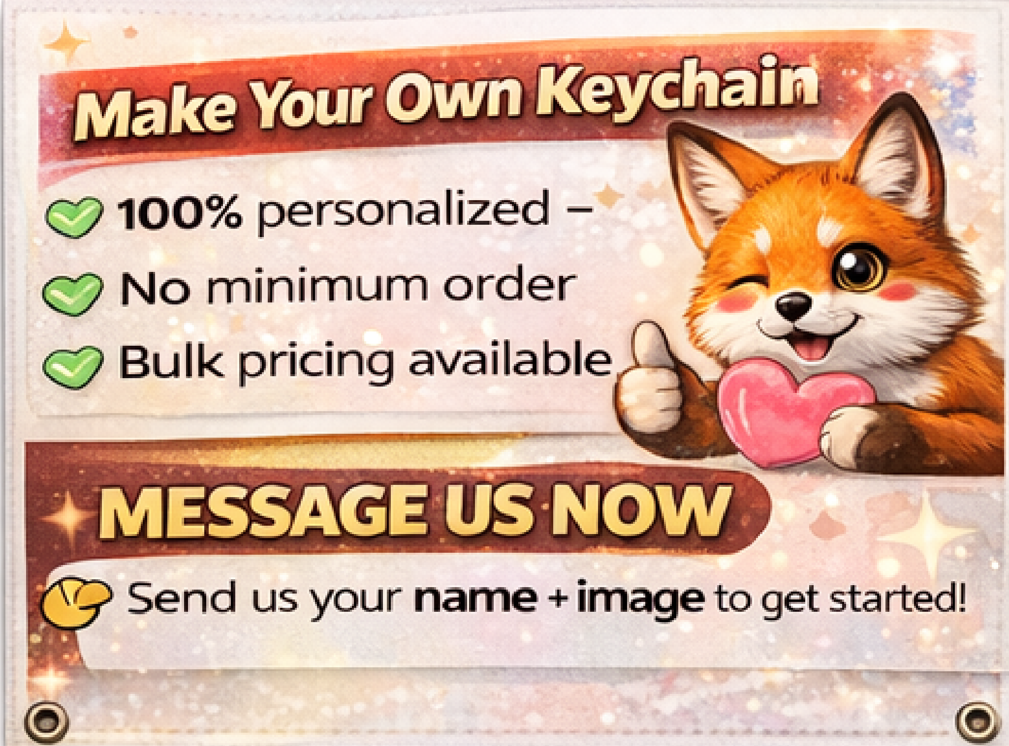 Custom Acrylic Keychains – Personalized Name & Design Keychains