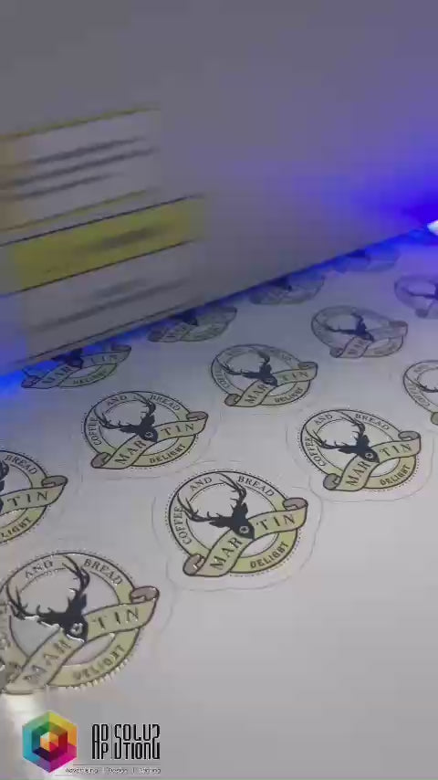Custom UV Stickers for Cups & Packaging