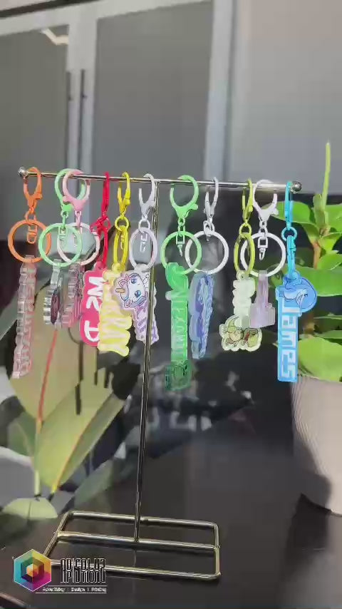 Custom Acrylic Keychains – Personalized Name & Design Keychains