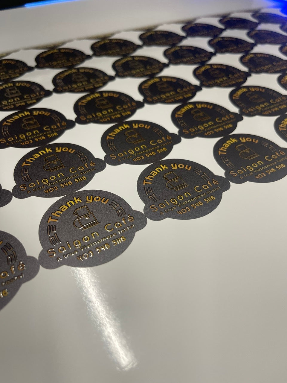Custom UV Stickers for Cups & Packaging